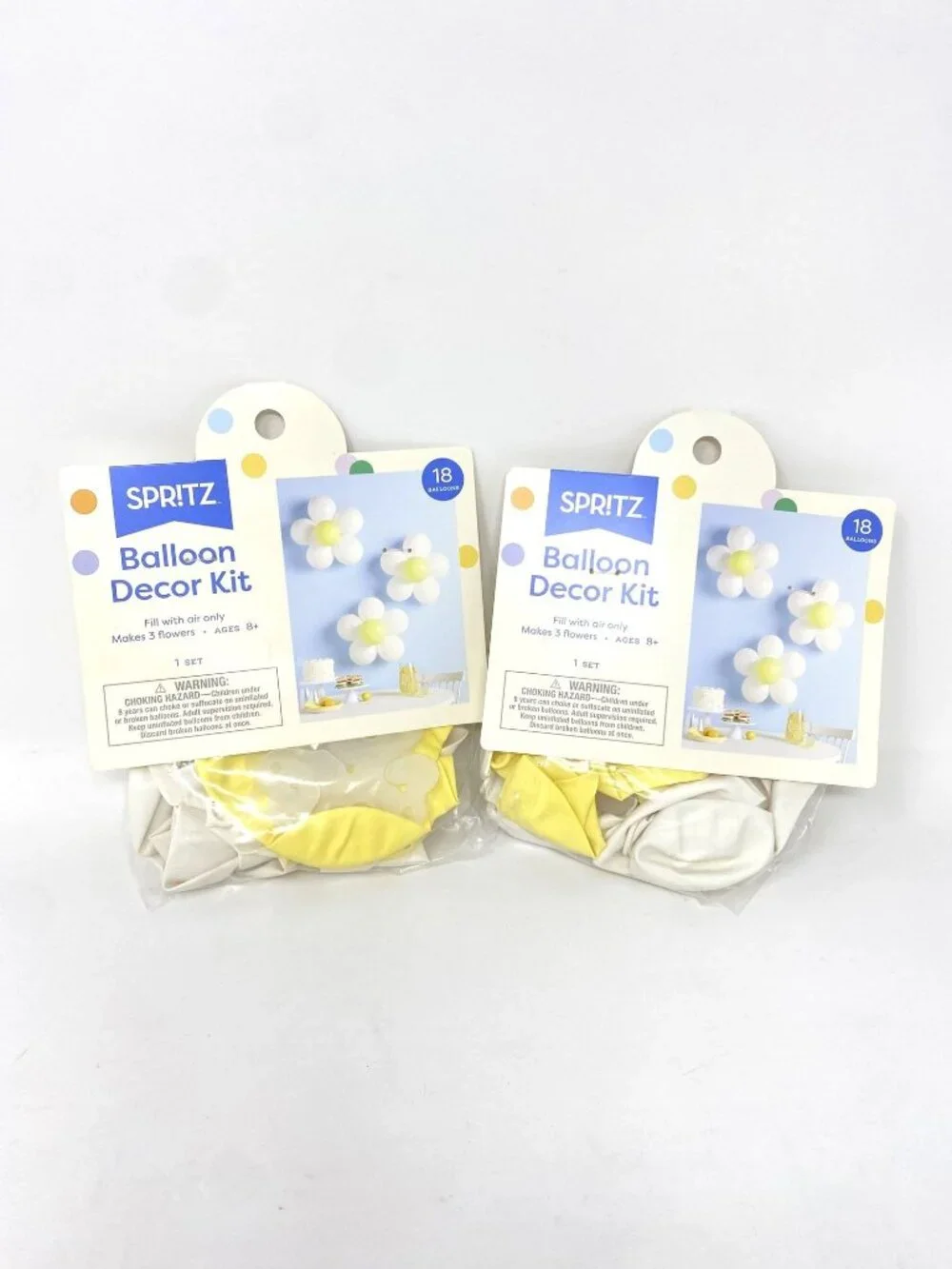 Target 2 Pack 3ct Latex Balloon Daisy Flowers Spritz™ Decor Accent Spring Easter